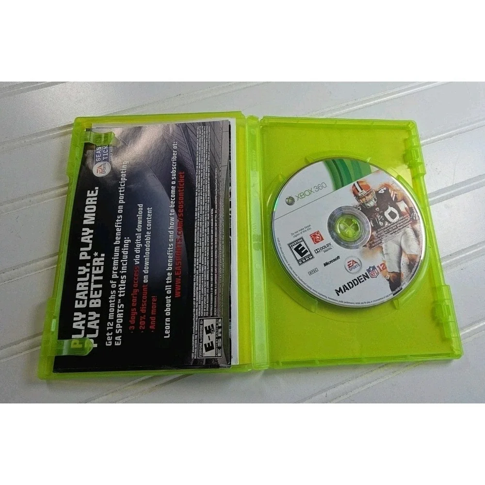 MADDEN NFL ‎ XBOX 360 LOT OF 4:  MADDEN 10, 11, 12, 13